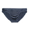 Bóxer Hombre Seamless Ice Silk Rayas Cintura Baja Triángulo