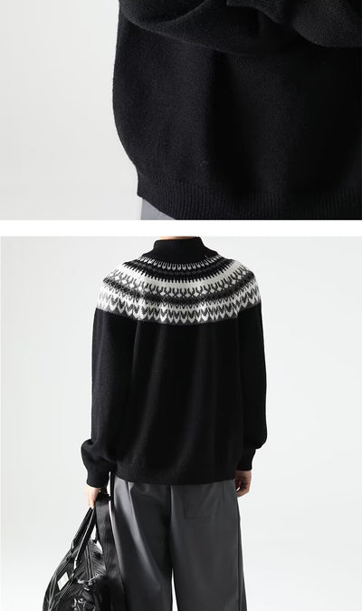 Suéter Retro Estadounidense para Hombre - Otoño e Invierno - Image 13
