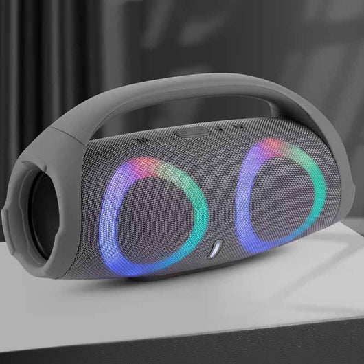Parlante Portátil War Drum con Bluetooth, Luces RGB y Resistencia al Agua - Image 4