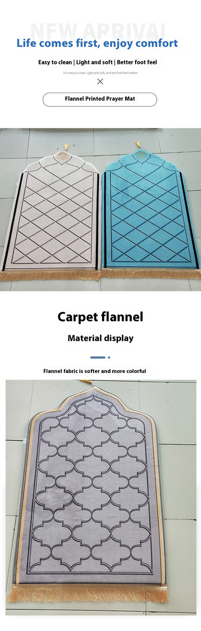 Tapete de Franela Impreso a Cuadros Lavable y Absorbente - Image 19