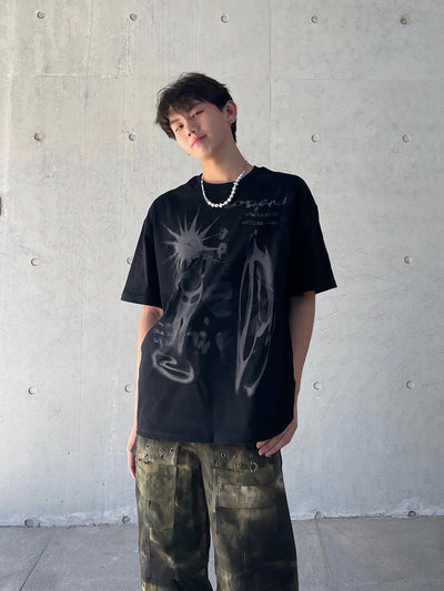 Playera Estampada Fuzzy 250g Manga Corta Premium - Image 9