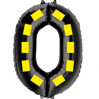 Globo Gigante Números 40 Pulgadas Negro y Amarillo con Puntos - Image 21