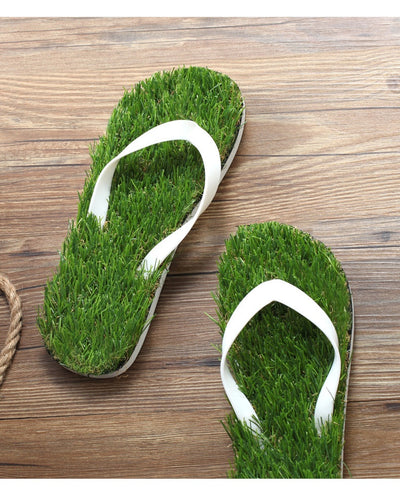 Pantuflas de Césped Artificial para Parejas - Cómodas Zapatillas de Casa y Playa - Image 11