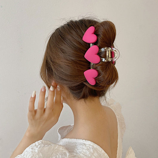 Pinza para Cabello Color Love con Textura Esmerilada - Accesorios para Cabello Femenino - Image 7