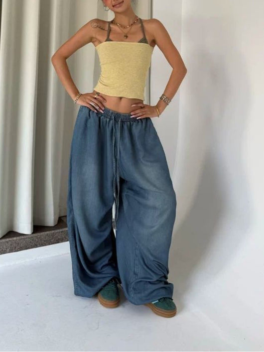 Jeans Vintage Cintura Alta Pierna Ancha Suelta - Image 25