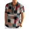 Camisa de Lino Estampada para Hombre - Primavera y Otoño