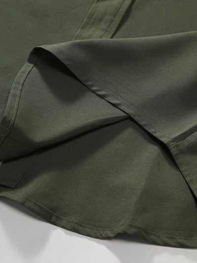 Camisa de Manga Corta Clásica para Hombre - Color Liso Verano - Image 16