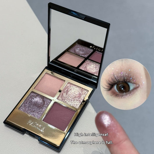 Paleta de Sombras Eyeshadow 4 Colores Tierra Ahumado Mate - Image 4