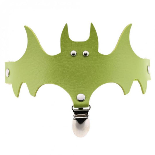 Calcetines de Muslo con Alas de Murciélago y Anillo de Cuero para Halloween - Image 10