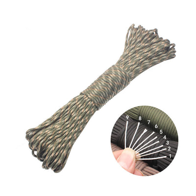 Cuerda Multiusos Táctica 9 Núcleos Resistencia Militar - Image 4