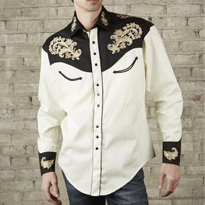 Camisa Suelta Estampada Estilo Western Americano - Image 7