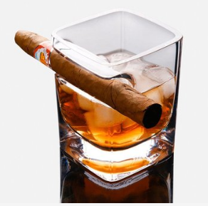 Vaso Artesanal para Whisky y Puros