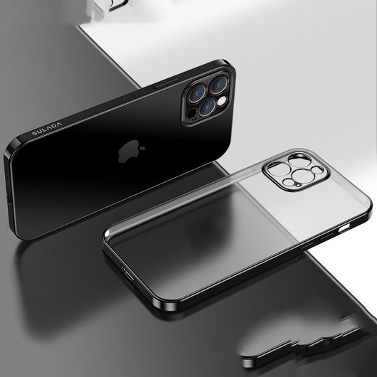 Funda Cuadrada con Acabado Mate Transparente y Placa de Lujo - Image 5