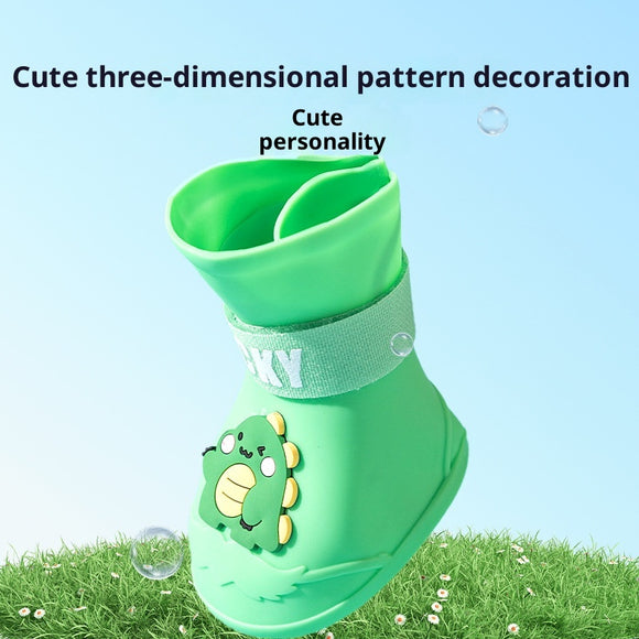 Botas Impermeables para Perros Medianos y Grandes con Suela Antideslizante