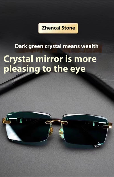 Vasos de Cristal Verde Oscuro para Atraer Prosperidad - Image 11