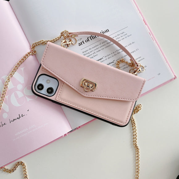 Funda para Teléfono con Correa de Hombro y Compartimento para Tarjetas