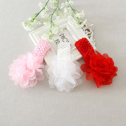 Adornos de Corona Floral Coreana para Damas de Flores en Bodas