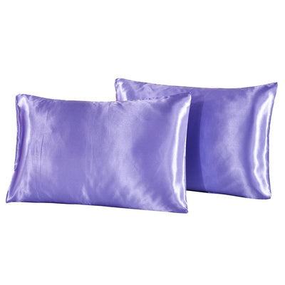 Funda de Almohada de Seda Sintética Color Liso Verano - Image 16