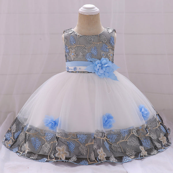 Vestido Princesa con Encaje a Juego de Colores - Image 10