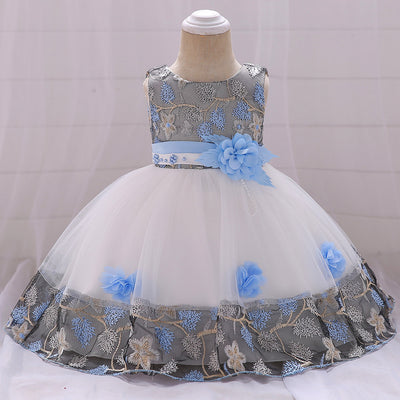Vestido Princesa con Encaje a Juego de Colores - Image 10