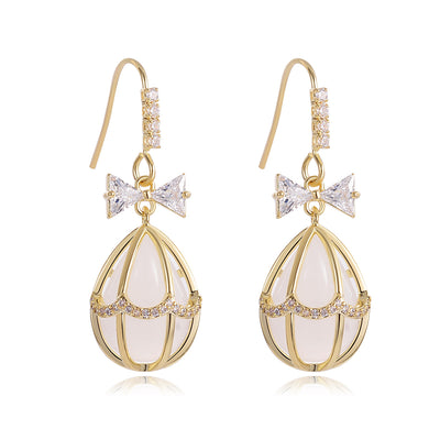 Aretes de Ópalo Mariposa para Mujer