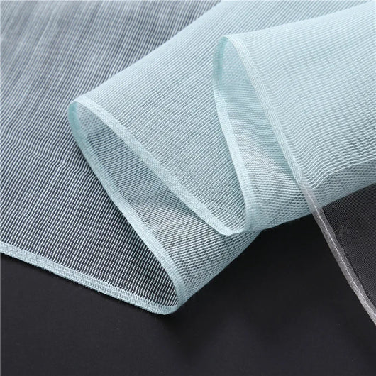Pañuelo de Seda con Bordado Hueco para Mujer - Estola Ligera Primavera Verano - Image 15