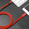 The data line can be connected by cutting 1 red 1.5 m.