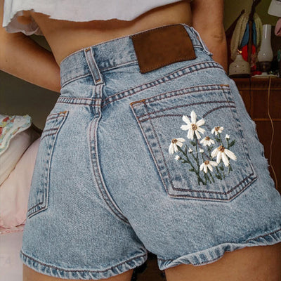 Shorts Denim Cintura Alta para Mujer - Image 7