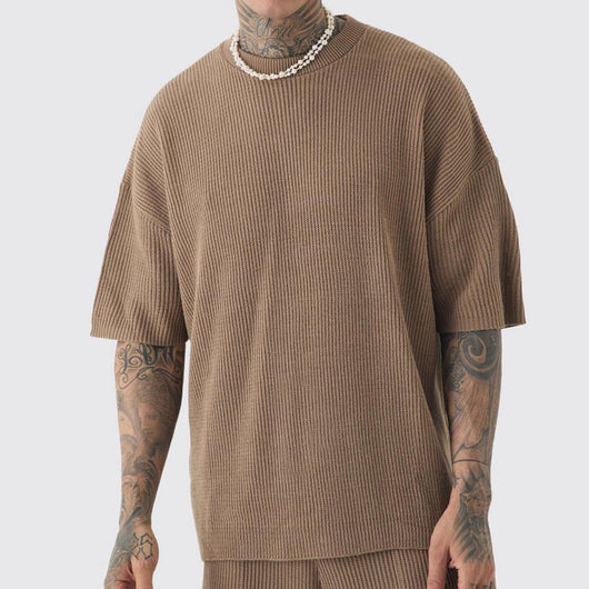 Conjunto Casual Hombre Bermuda y Playera Cuello Redondo Manga Corta - Image 14