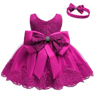 Vestido de Encaje con Falda Voluminosa - Image 5