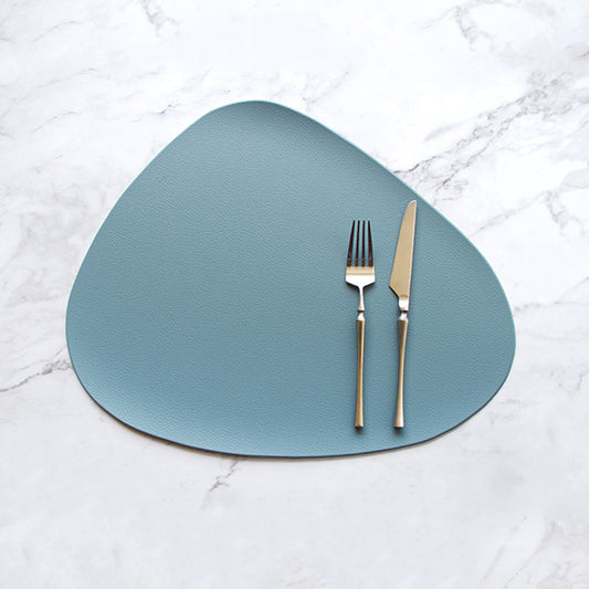 Mantel Individual Aislante de Cuero PU - Posavasos Antideslizante para Cocina