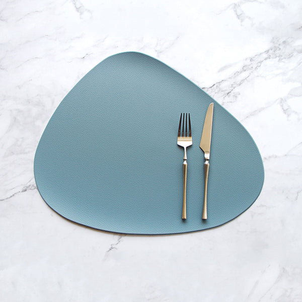 Mantel Individual Aislante de Cuero PU - Posavasos Antideslizante para Cocina