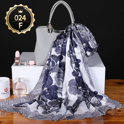 Chal Otoño Invierno Mujer Satén Liso Crepe Elegante - Image 27