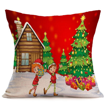Funda de Almohada para Auto con Patrón Navideño Festivo - Image 15