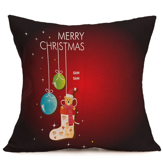 Funda de Almohada para Auto con Patrón Navideño Festivo - Image 6