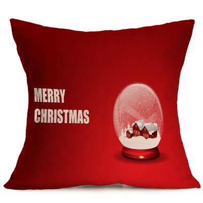 Funda de Almohada para Auto con Patrón Navideño Festivo - Image 3