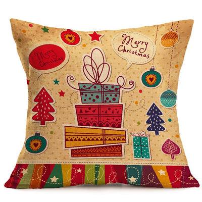 Funda de Almohada para Auto con Patrón Navideño Festivo - Image 16