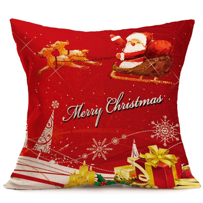 Funda de Almohada para Auto con Patrón Navideño Festivo - Image 8