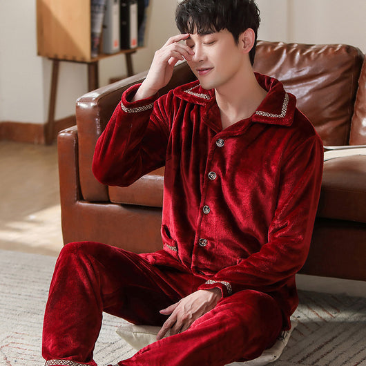 Pijama Térmico Grueso para Hombre - Franela Abrigadora - Image 27