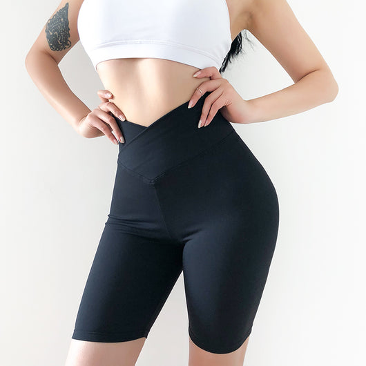 Leggings Deportivos de Cintura Alta con Pliegues y Secado Rápido - Image 4