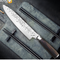 Cuchillo de Chef Damasco 8 Pulgadas - Acero Inoxidable 7Cr17 con Mango de Madera