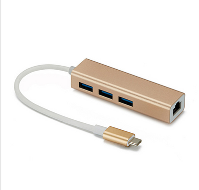 Adaptador Hub USB 3.0 Type-C a RJ45 - Conexión Rápida sin Controladores - Image 2