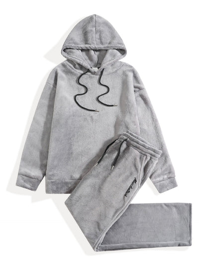 Conjunto de Sudadera y Pantalón Deportivo Talla Grande para Hombre - Image 12