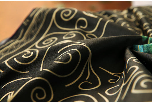 Funda de Cojín Terciopelo Estampado Geométrico Selva - Image 4