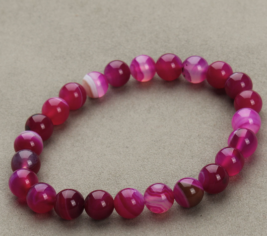 Pulsera de Cuentas de Aventurina Azul - Piedra Arenisca Redonda - Image 15