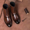 Botas Altas de Cuero para Hombre Talla Grande - Estilo Casual Tallado