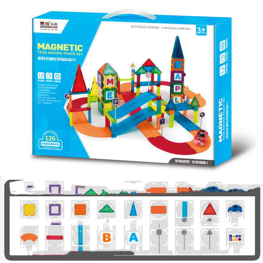 Pista de Carreras Magnética para Niños - Bloques STEM Interactivos - Image 5