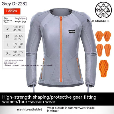 Equipo Protector Antiimpacto para Motociclismo - Ropa Transpirable Unisex Verano - Image 4