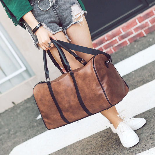Bolsa de Viaje con Contraste de Colores
