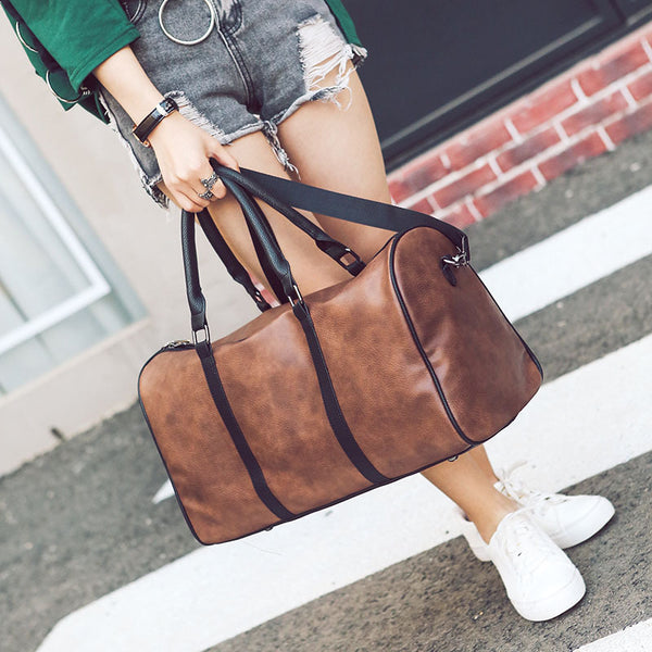Bolsa de Viaje con Contraste de Colores
